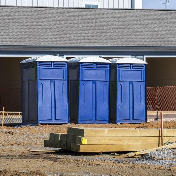 Heavy-duty construction site porta potty in Watsonville, California
